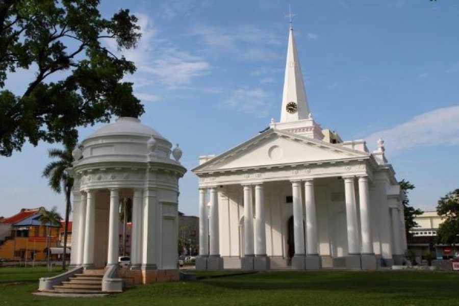 19th Century Anglican church within george town in Malaysia, Penang.