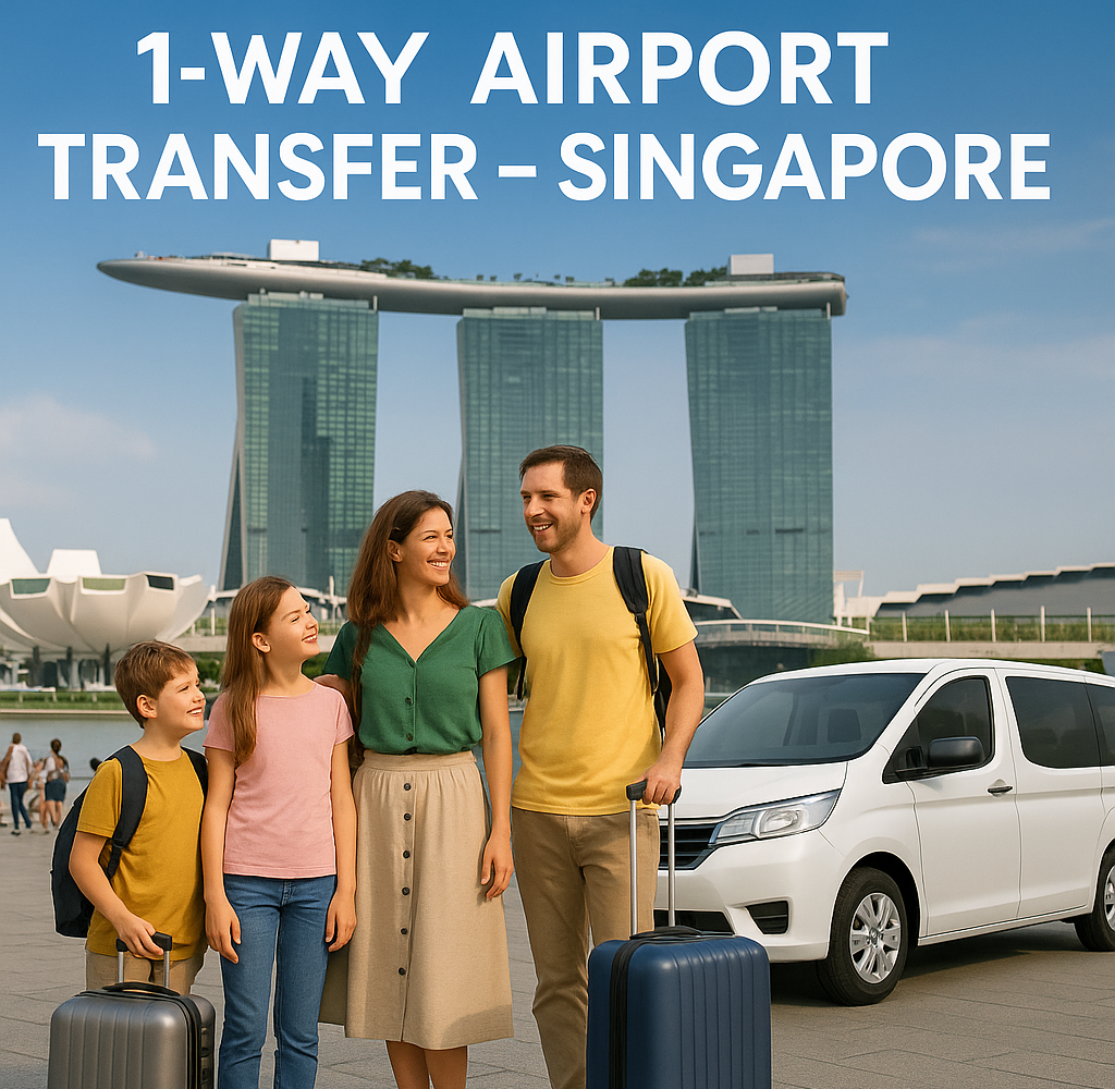 Van airport transfer banner