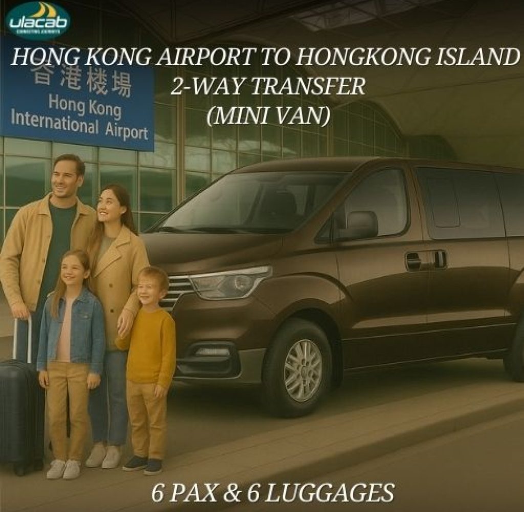 Hong kong airport to Hong KOng Island 2 way transfer