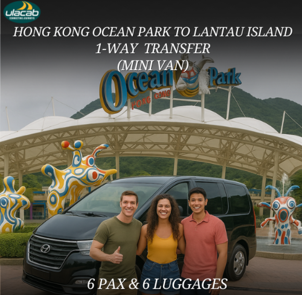 Hong Kong Ocean Park to Lantau Island 1 way