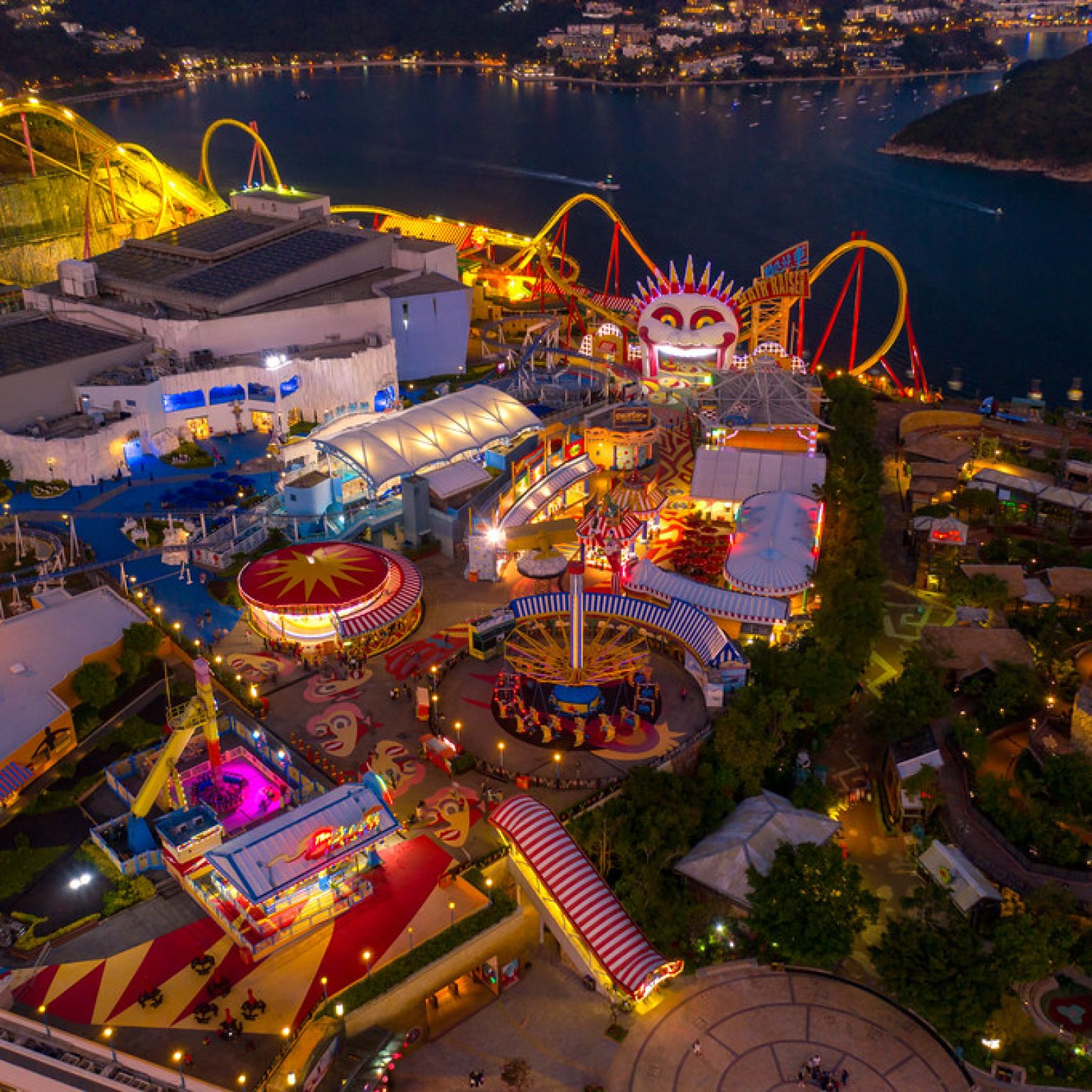 Ocean Park Hongkong night view