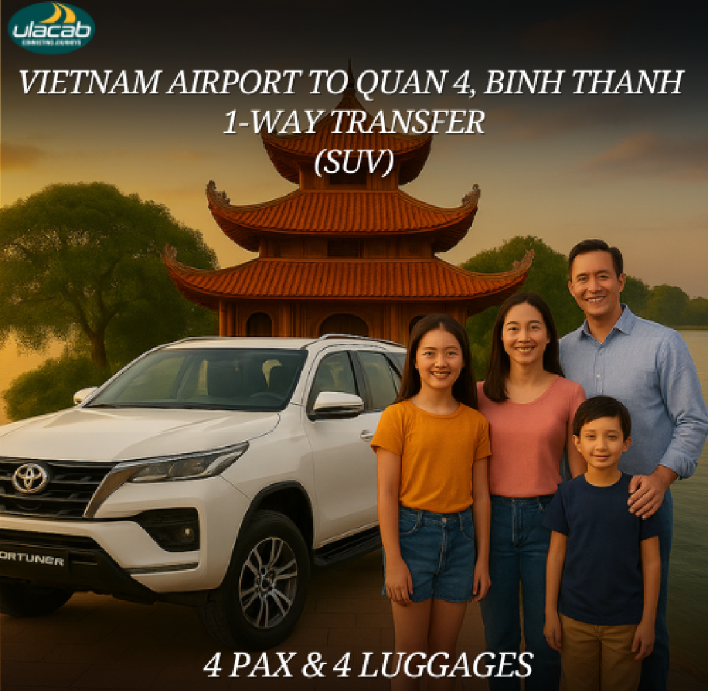 Quan 4, Binh Thanh 1 way transfer in people carrier