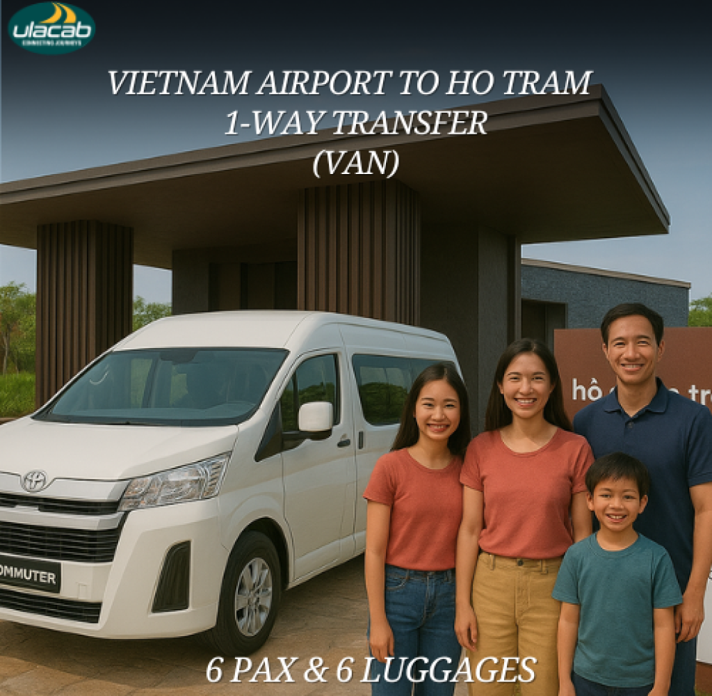 Ho Tram 1 way airport transfer in van