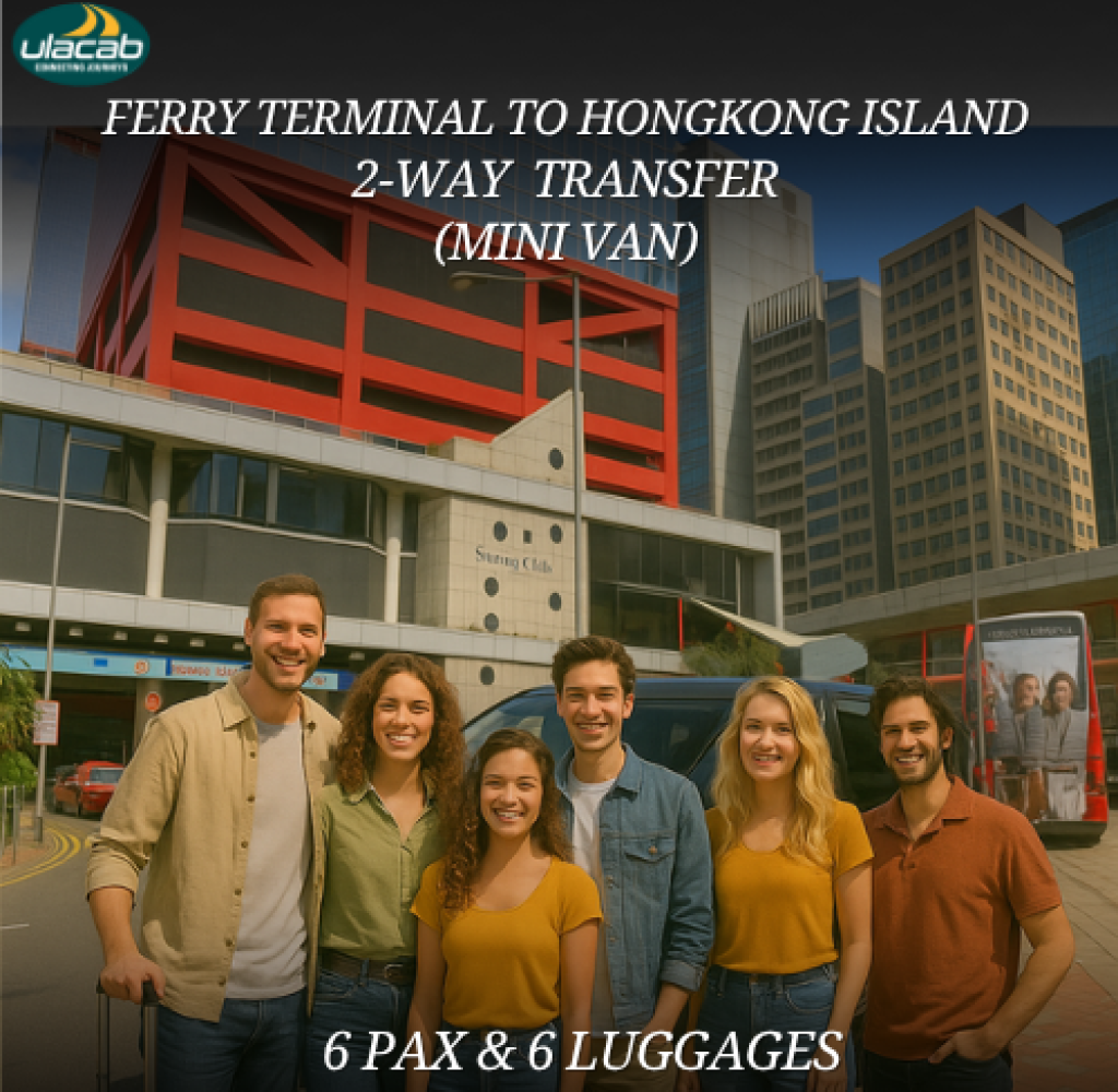 Hong Kong to Hong Kong Island minivan 2-way transfer