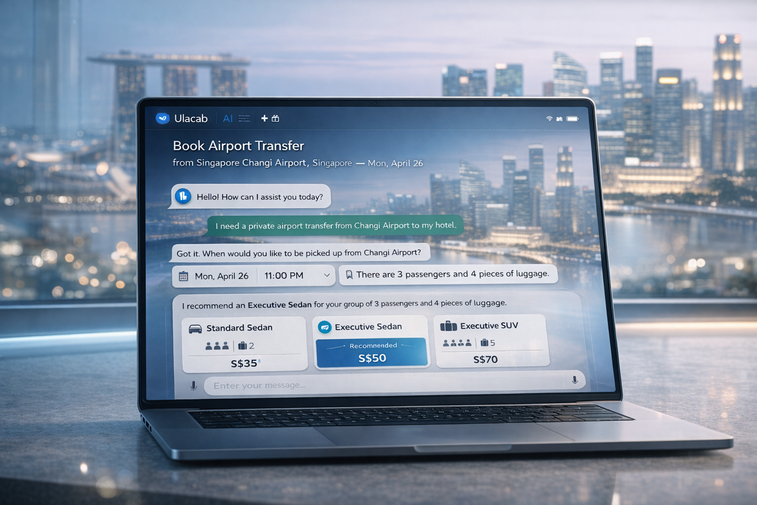 Ulacab’s AI Conversational GPT