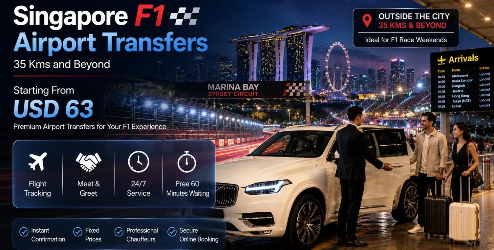 Hero image for landing page for sirport transfer to outside city area