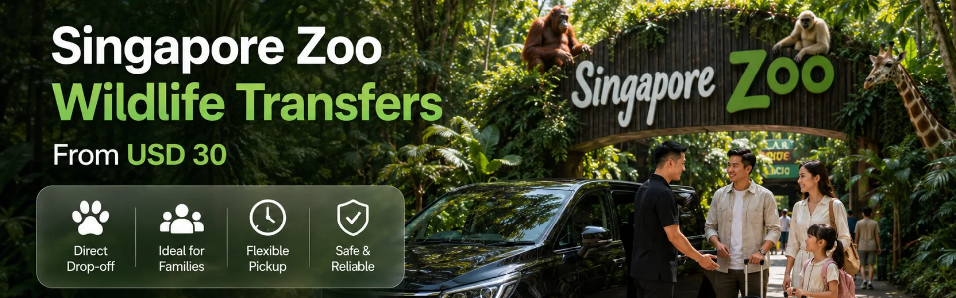 Singapore Airport to Mandai Hotels